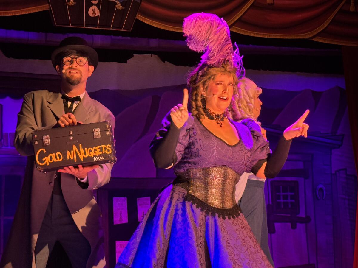 The Bird Cage Theatre is now staging the Knott’s melodrama, “The Great Bank Robbery.”