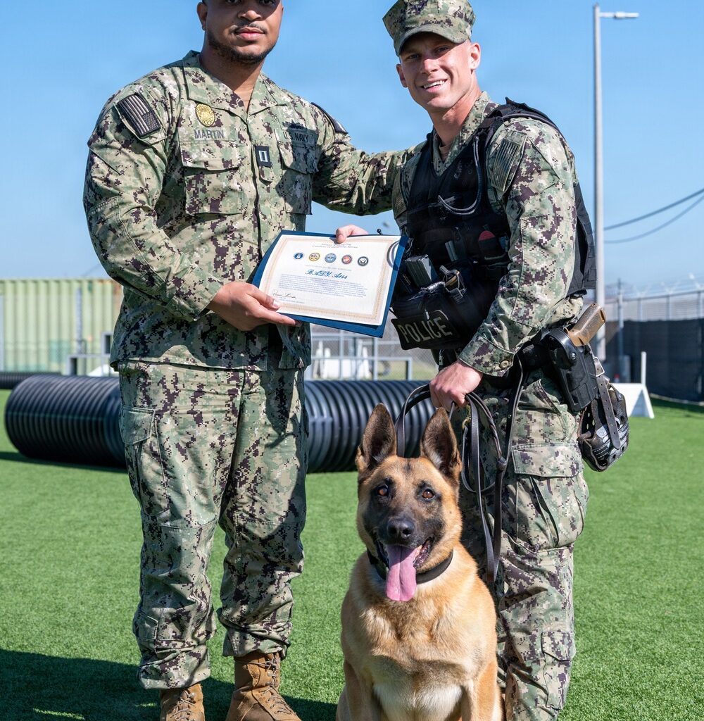 Naval Base San Diego Honors its K-9 Warfighters