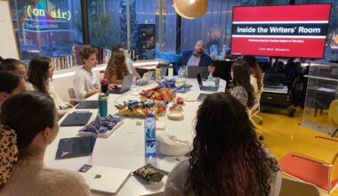 Elon University Los Angeles students spend an evening ‘Inside the Writer’s Room’ | Today at Elon