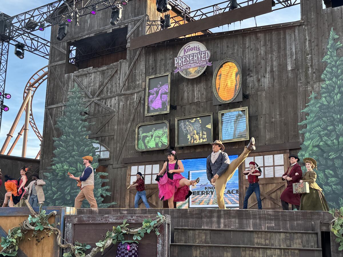 “Knott’s Preserved” at the Calico Mine Stage honors Knott’s Berry Farm's heritage with music and dance.