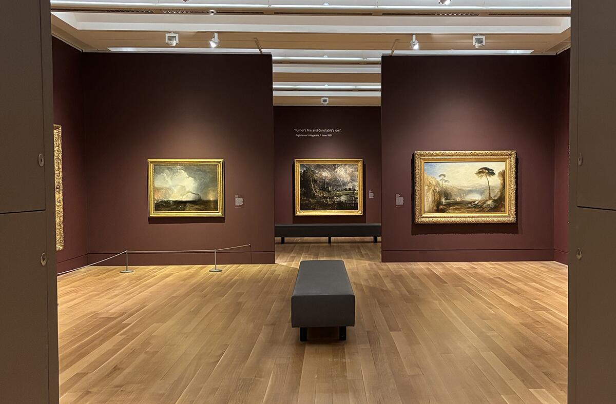 The exhibition "Turner & Constable" at the Tate in London is featured in a new documentary on the two British painters.