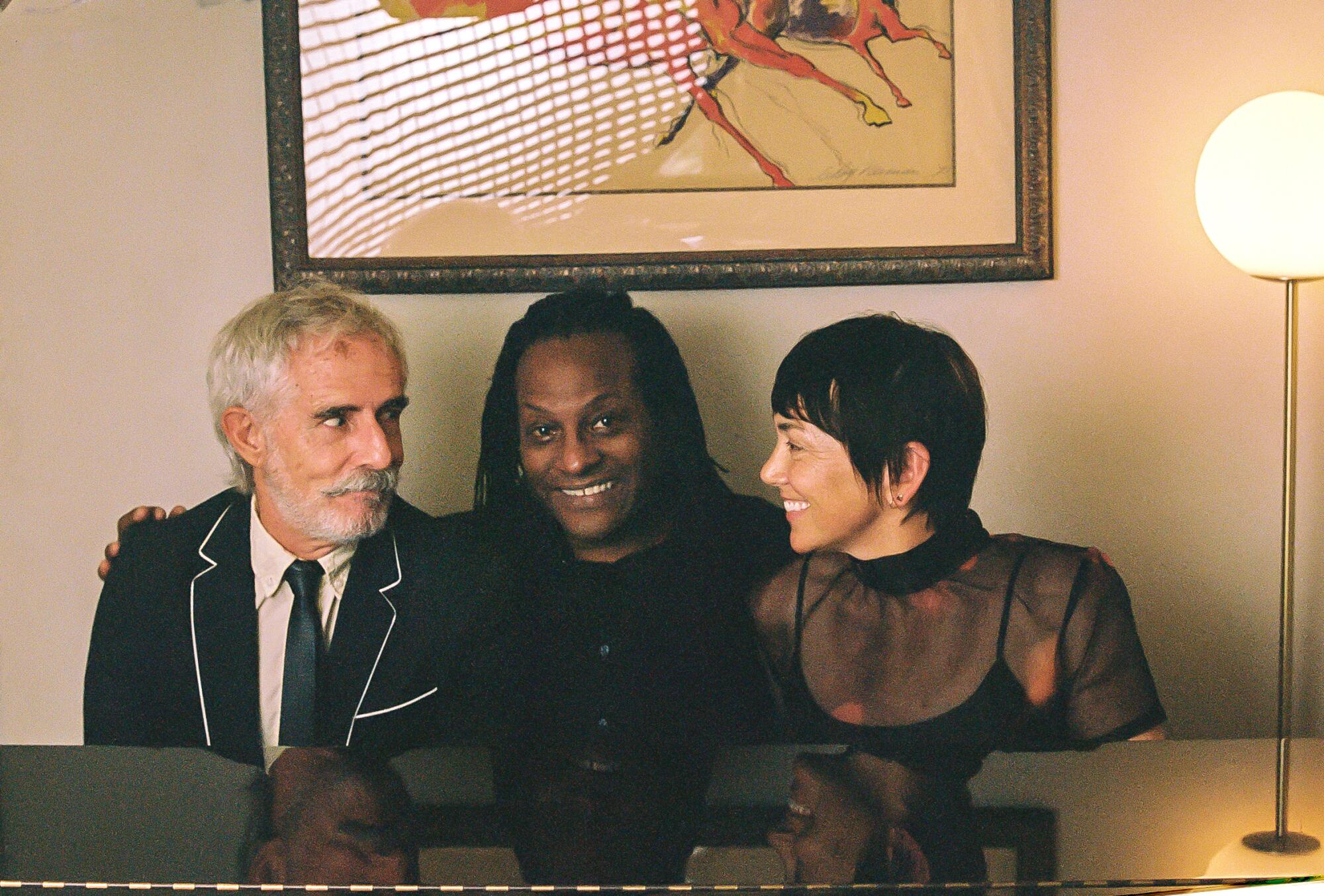 Philip Littell, from left, Eliot Douglass and Inara George.