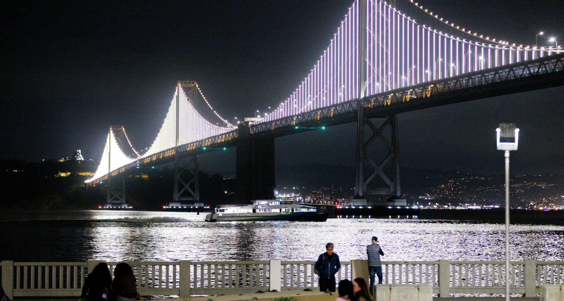 Bay Bridge lights return Friday after three years of darkness