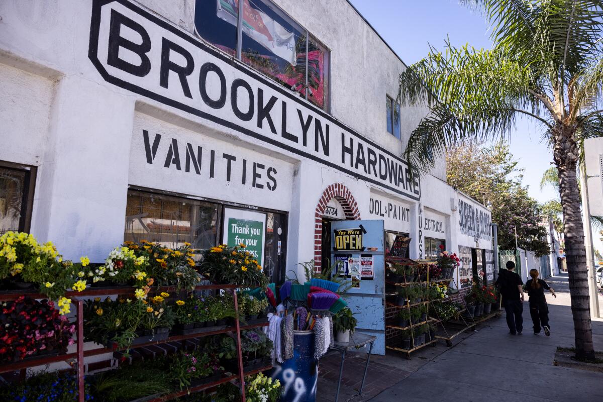 The Brooklyn Hardware store on Cesar E. Chavez Avenue in East Los Angeles.