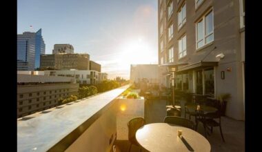 Sacramento rooftop bars for cocktails and city views