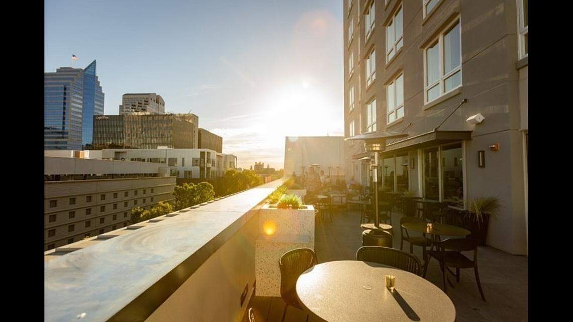 Sacramento rooftop bars for cocktails and city views