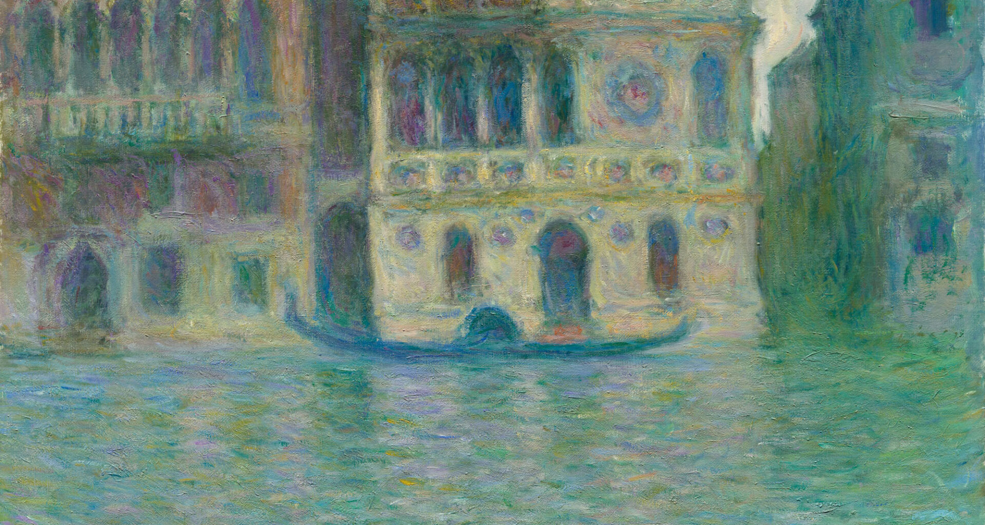 Claude Monet, “The Doge’s Palace Seen from San Giorgio Maggiore” (1908) by Claude Monet. “Monet and Venice” at the de Young Museum is a worthy exhibition that offers a fresh look at the famed Impressionist artist.