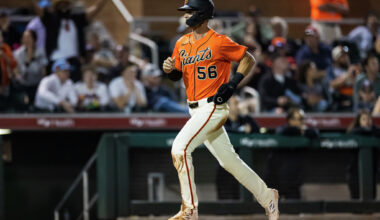 Outfielder shines, backup catchers battling