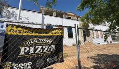 Old Town Pizza rooftop bar Roseville Post Office site