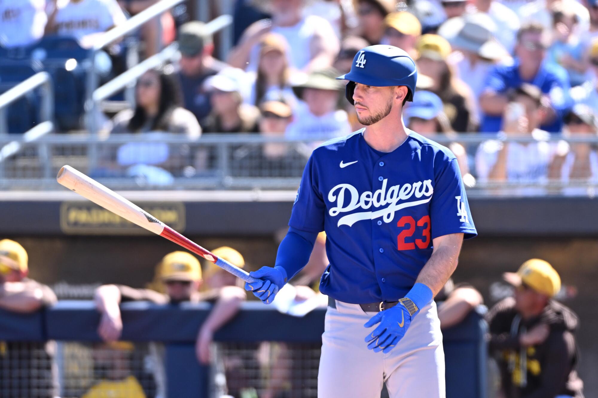 Kyle Tucker prepares for an at-bat against the San Diego Padres during spring training on Feb. 22.