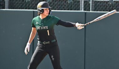 SOFTBALL FALLS IN EXTRA INNINGS TO SAN DIEGO, 3-2