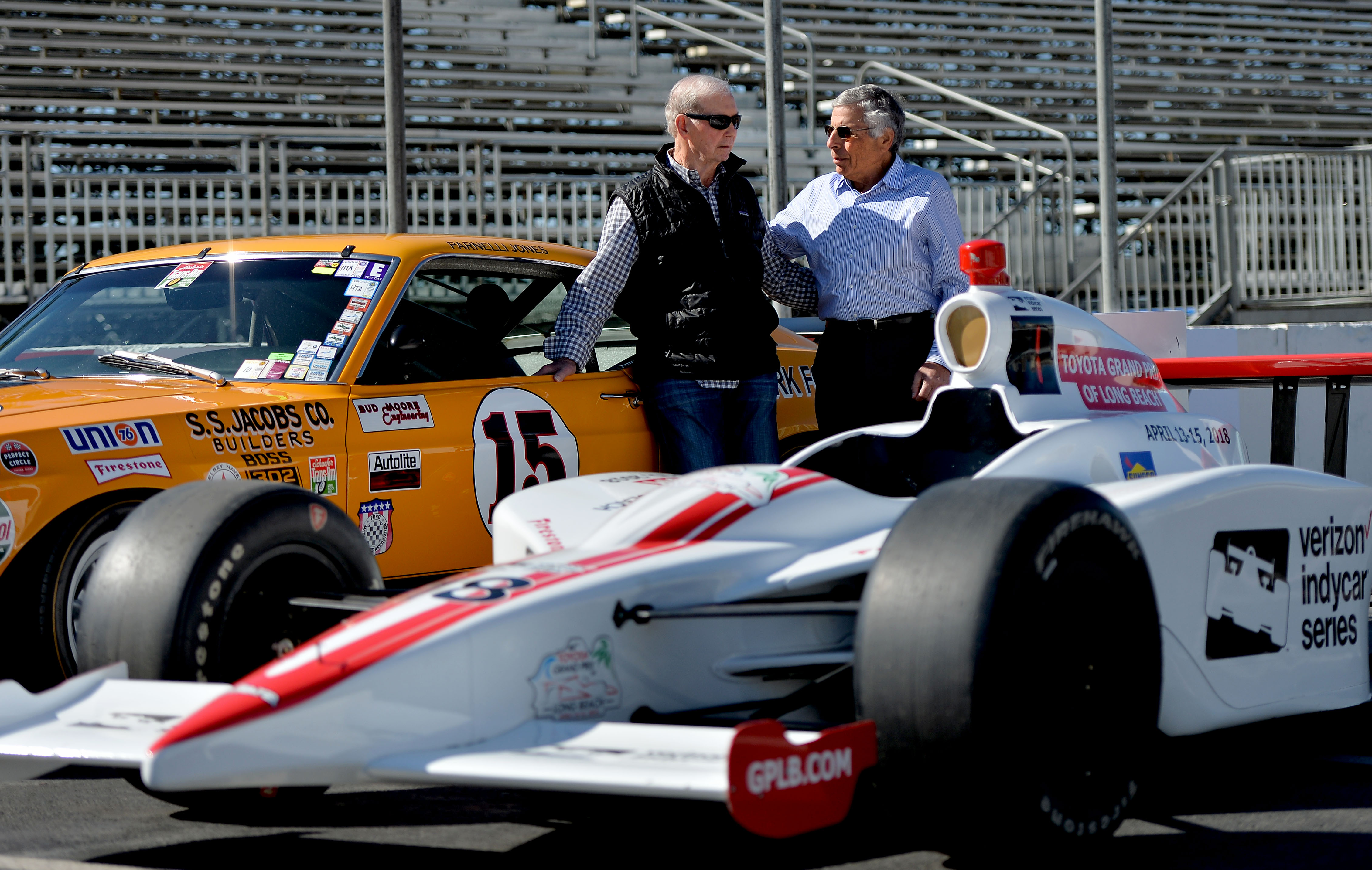 Parnelli Jones and Jim Michaelian, President/CEO of the Grand Prix...