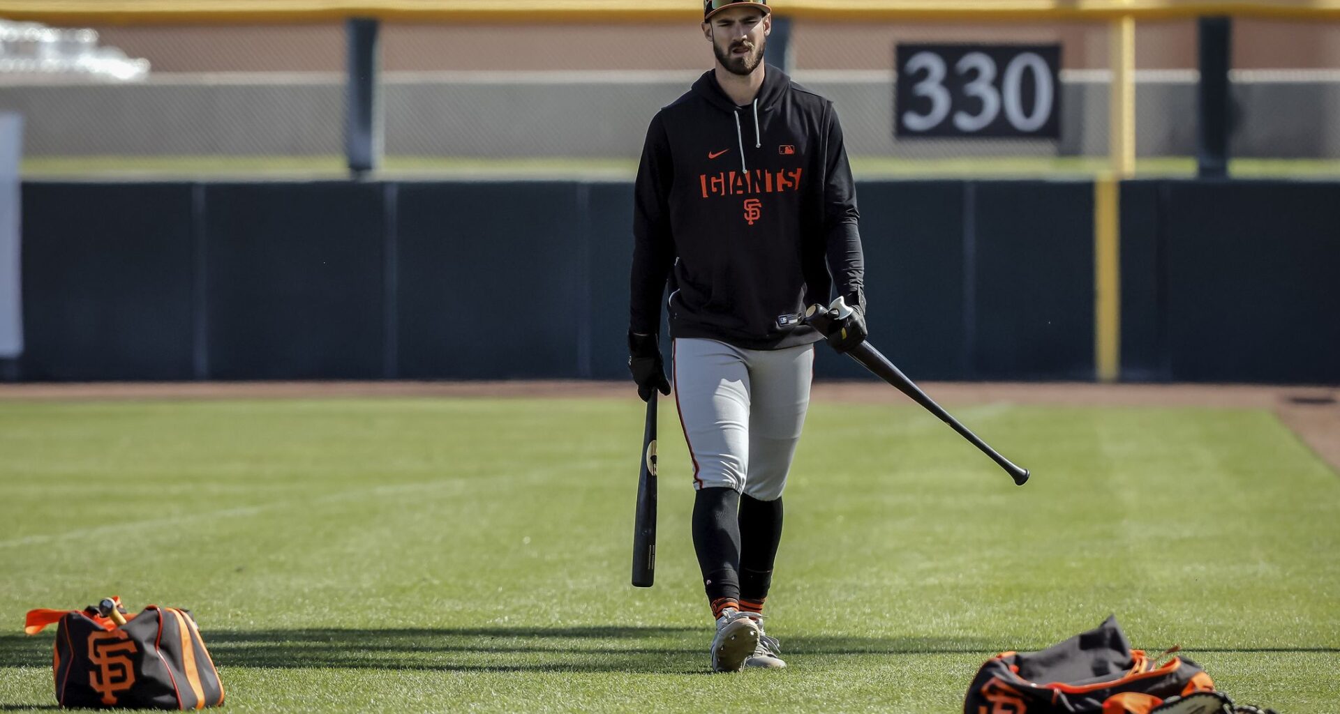 How did Giants’ top prospect Bryce Eldridge react to being sent down?