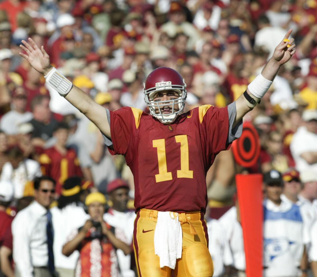 Matt Leinart with USC in 2004.