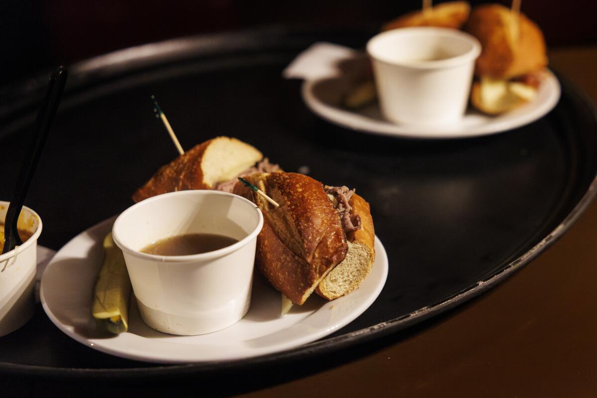 The iconic, Neal Fraser-conceived French dip at Cole's.