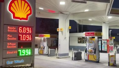 Pain at the pump: One gas station in S. San Francisco near $7 a gallon