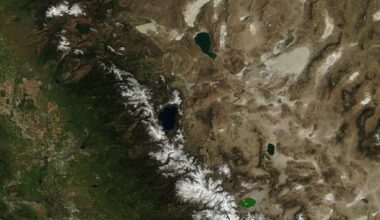 Satellite images show how fast California's snowpack is melting