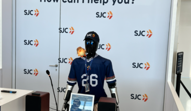 San Jose airport's humanoid AI robot is ready to help travelers