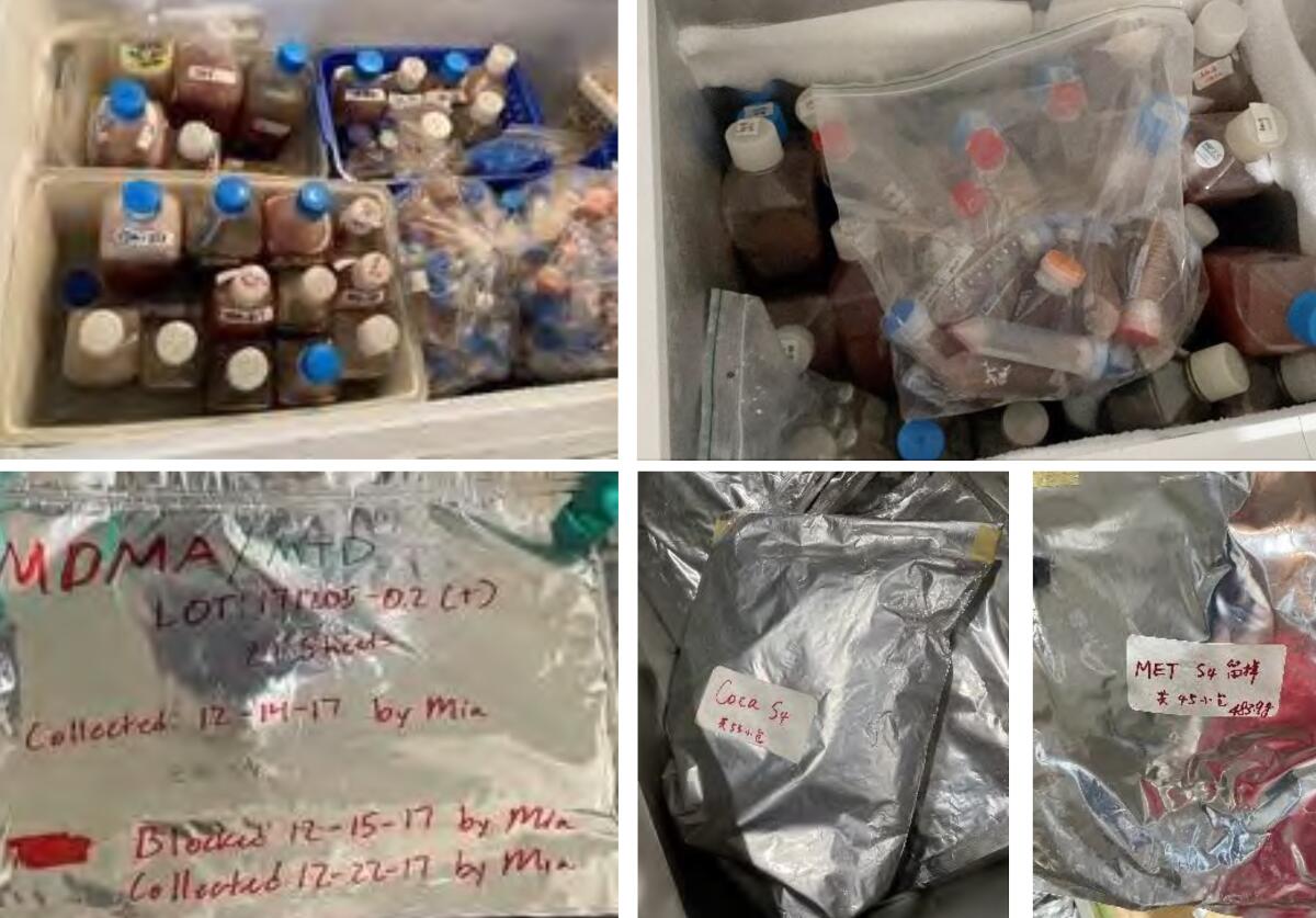 Biological items found in Reedley, Calif.