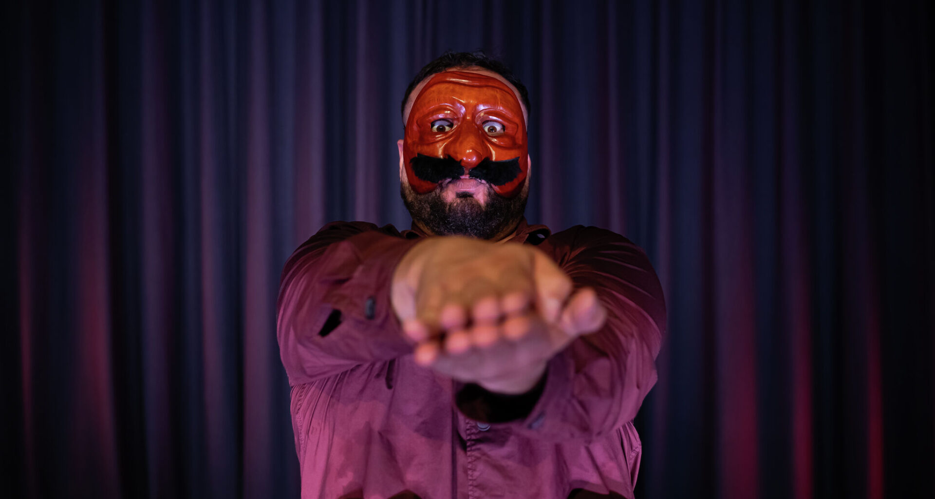 Alaa Shehada in “The Horse of Jenin,” which is part of Golden Thread Productions, Crowded Fire Theater Company and Art2Action’s Festival of Palestinian Art.