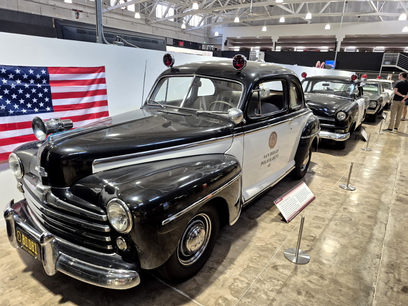 Historical police cars at San Diego Automotive Museum! – Cool San Diego Sights!