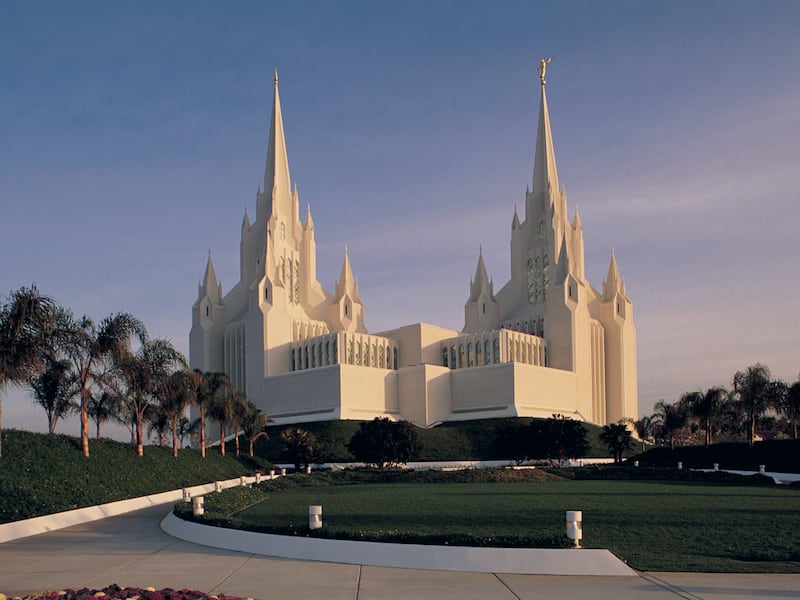 The San Diego California Temple.