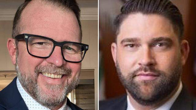 Challenger Ben Martin, left, is running against Jordan Wamhoff in the race for Madera County Supervisor in District 1.