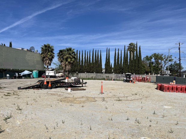 Housing development project site at 1135 East Santa Clara Street, as seen on March 26, 2026.(George Avalos/Bay Area News Group)