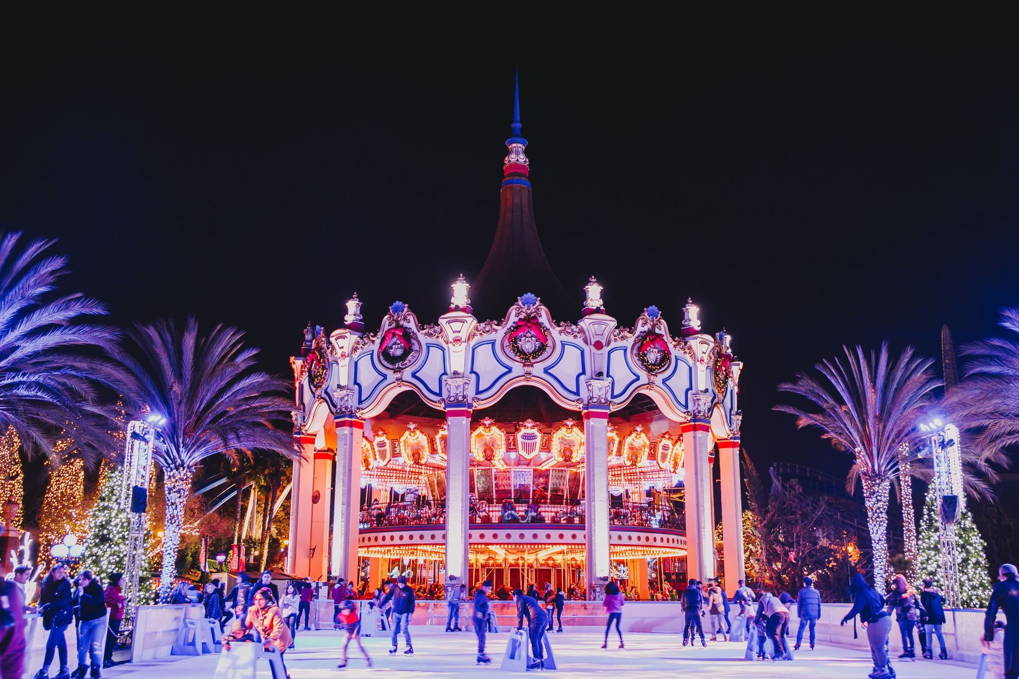 The month-long Winterfest at California’s Great America culminates in a...