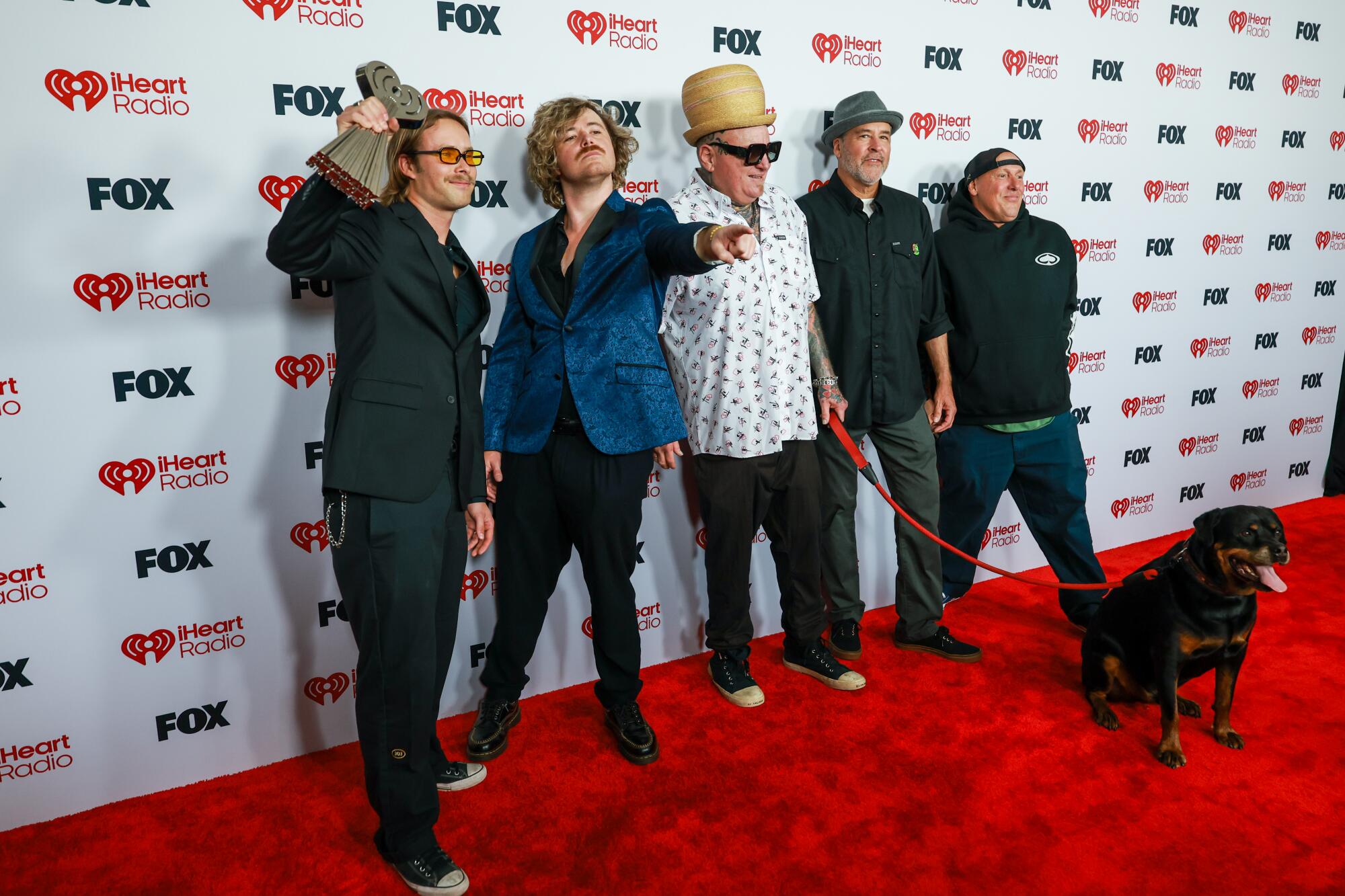 Sublime on the red carpet for the iHeartRadio Music Awards at the Dolby Theatre in Hollywood.