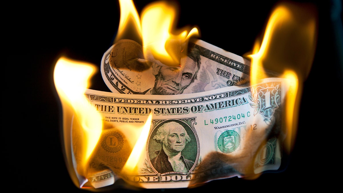 Burning money