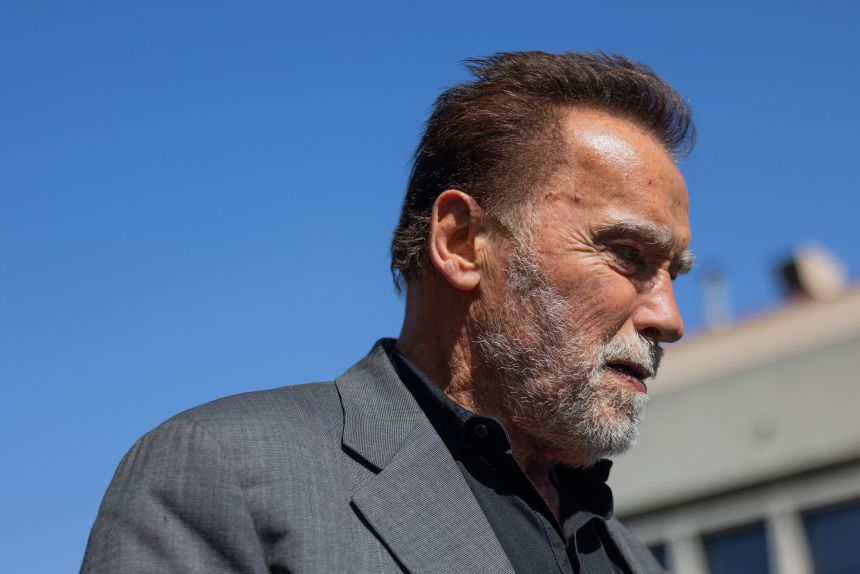 Former California Gov. Arnold Schwarzenegger at the University Club of USC in September 2025.