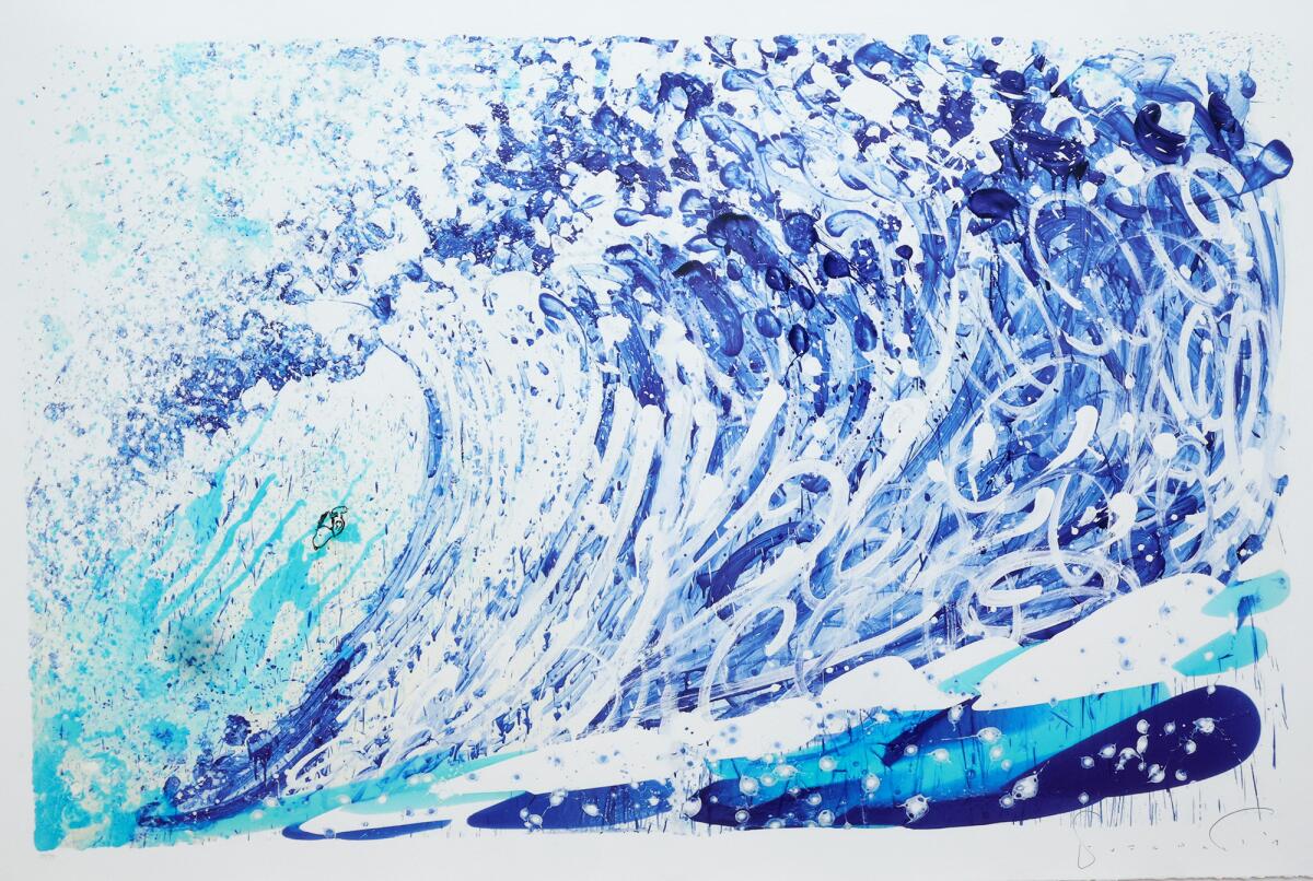 Tom Everhart's "Jean's Wake," is one of several pieces as part of the Tom Everhart's Peanuts Collection in Fullerton.