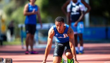 Track and Field in Action at UCLA Saturday