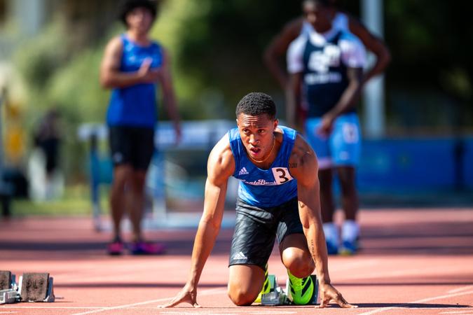 Track and Field in Action at UCLA Saturday