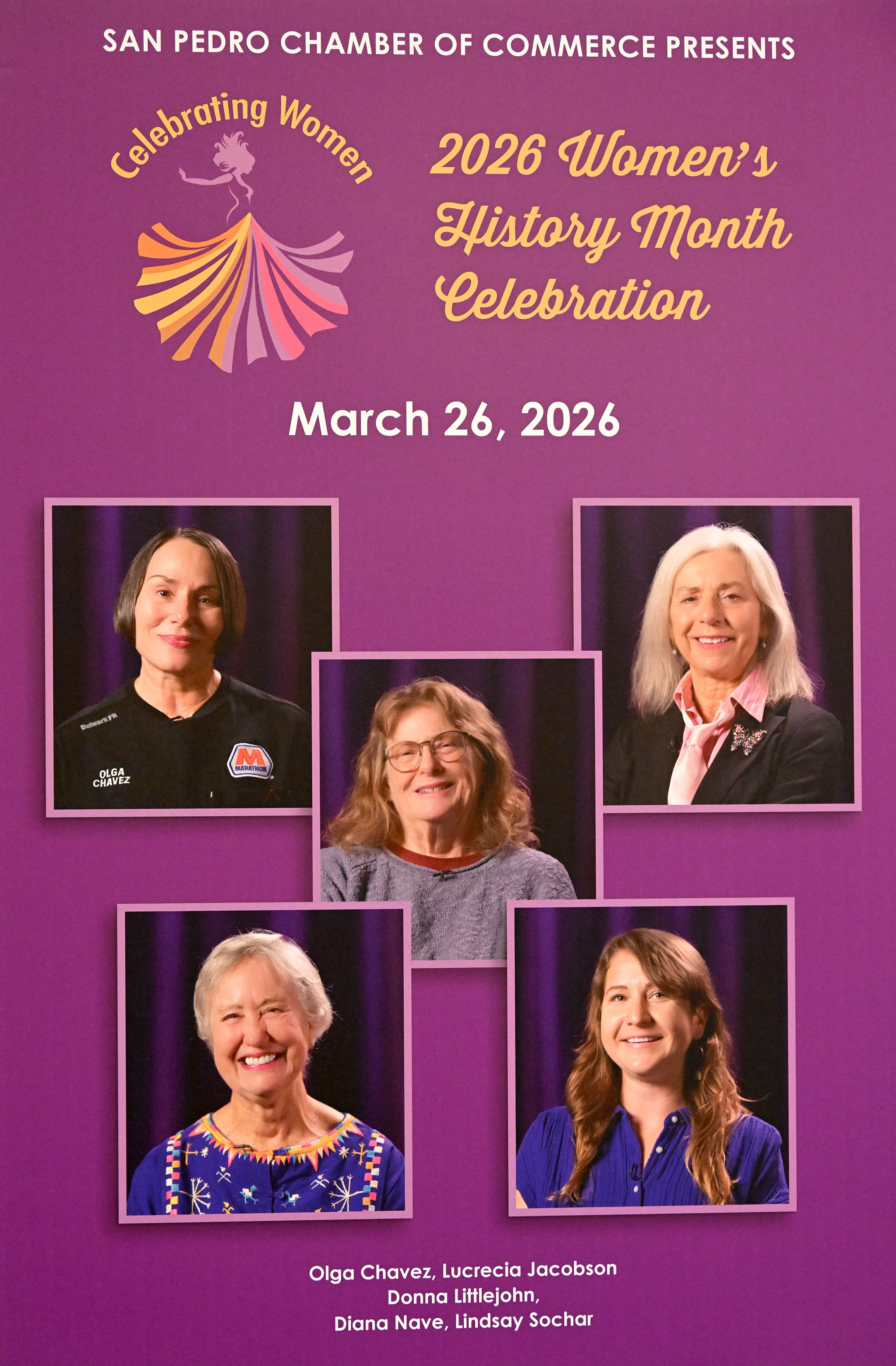 The San Pedro Chamber of Commerce honors community members during...