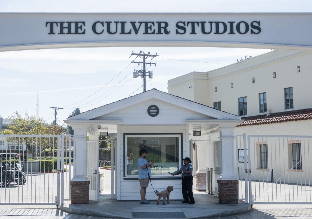 The Culver Studios, built in 1918, is a landmark in Culver City. 