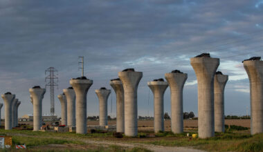The Gold Runner train running through California is kind of cursed