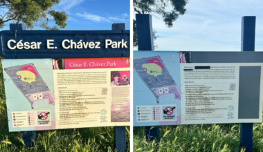 Berkeley removes, covers signs honoring Cesar Chavez