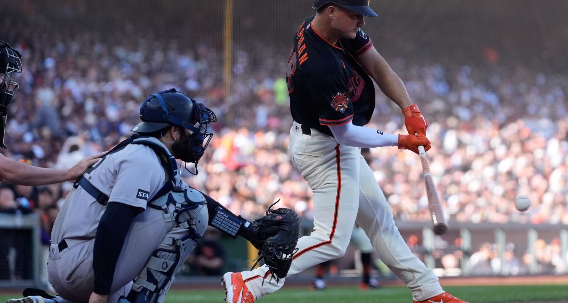 Giants finally score but one not enough as Judge homers, Yankees sweep