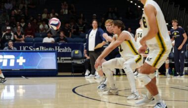 Tritons Lose Five-Set Battle with UC Irvine