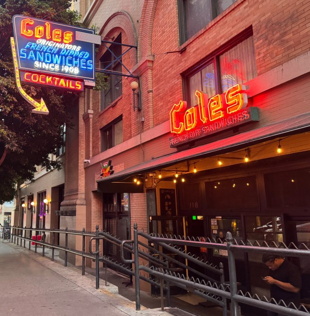Cole's French Dips is closing March 29 after 118 years in downtown Los Angeles. Its future is unknown. (Photo by David Allen, Inland Valley Daily Bulletin/SCNG)