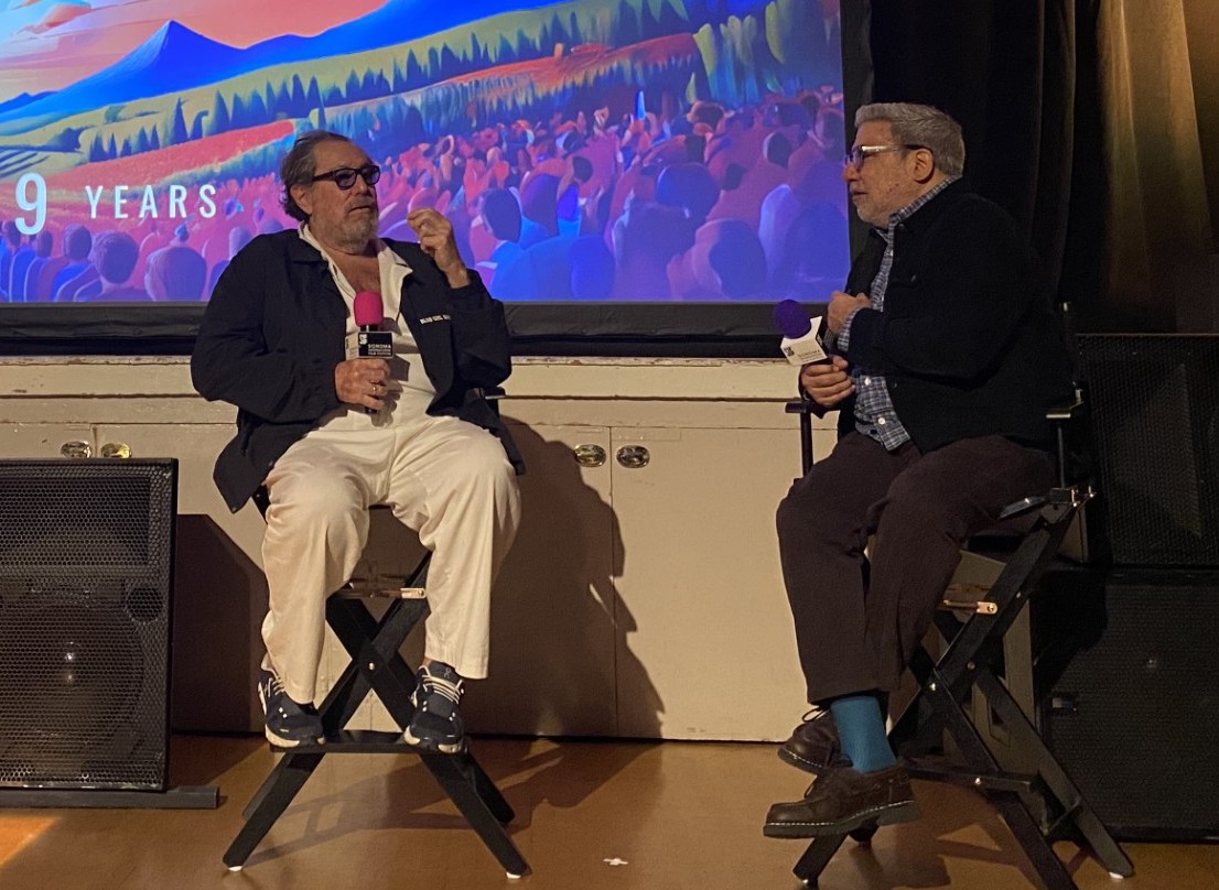 Julian Schnabel clashes with audience after Sonoma walkouts