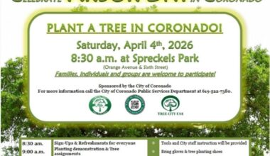 Plant a tree in Coronado