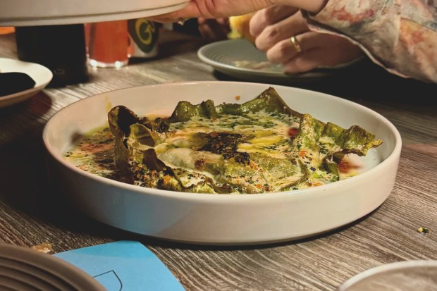 Darkroom's two-sheet lasagne. (Photo by Brock Keeling, Orange County Register/SCNG)