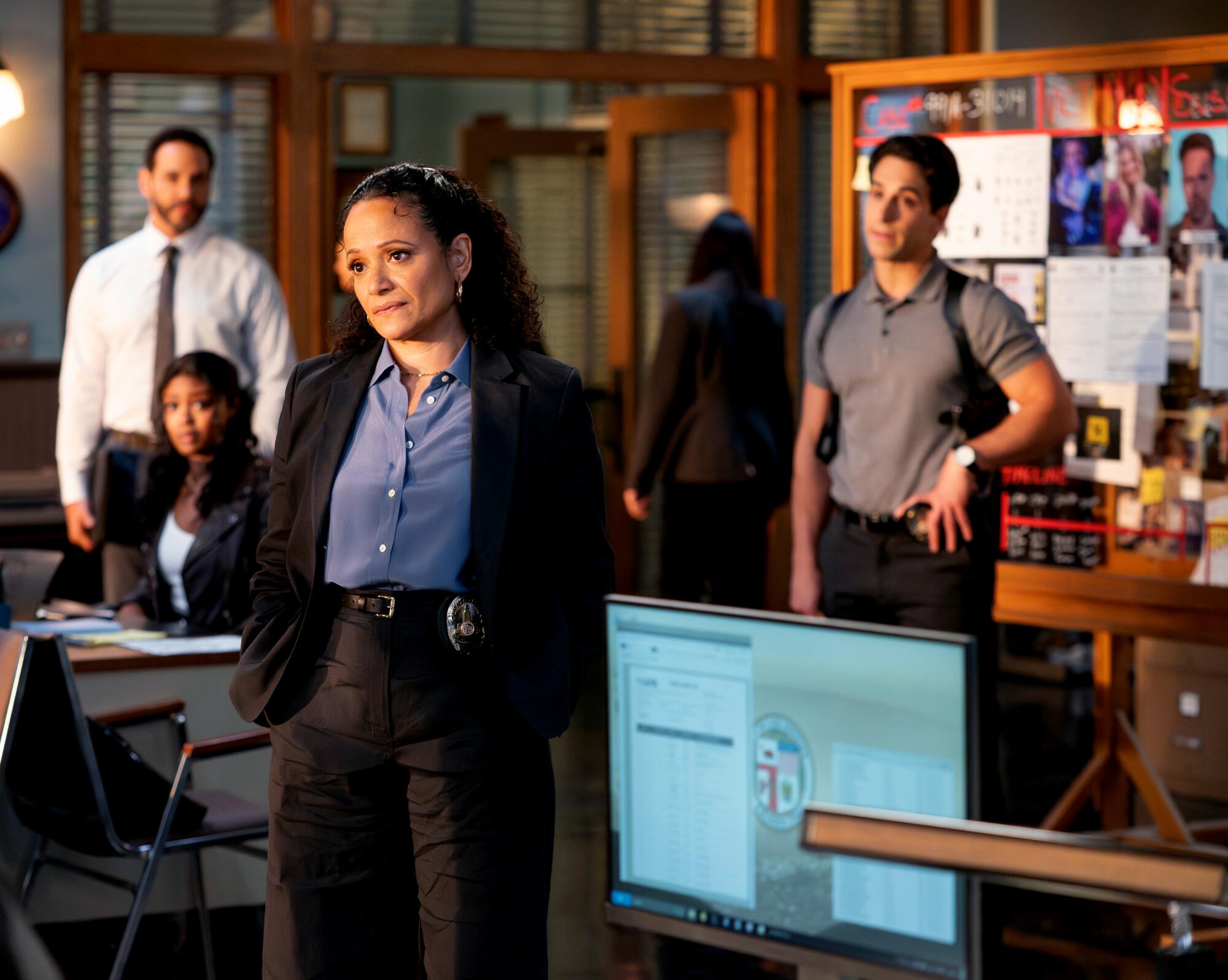 A scene in "High Potential"