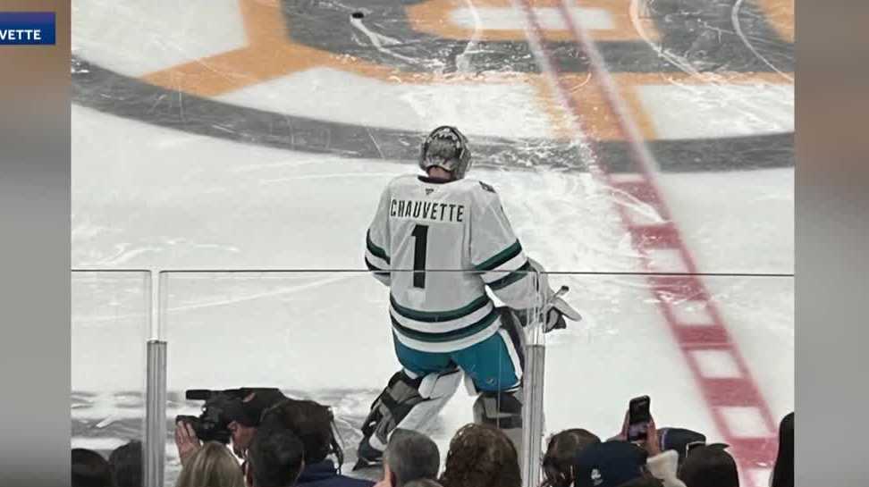 UNH hockey goalie suits up for San Jose Sharks