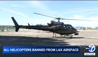FAA enacts new airspace restrictions for helicopters flying near LAX