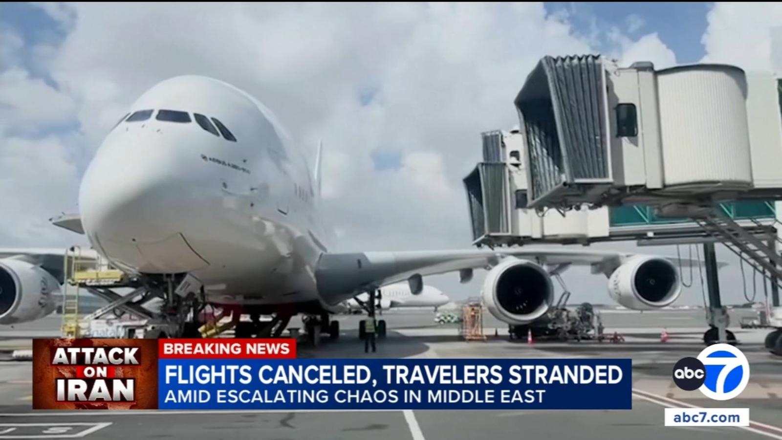 Iran live updates: Flight cancellations ripple to Los Angeles - LAX - after Iran attack