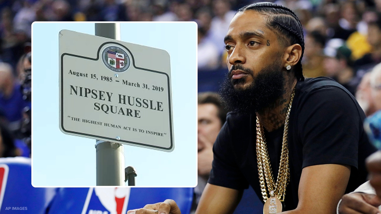 Slauson and Crenshaw intersection in Los Angeles officially named 'Nipsey Hussle Square'